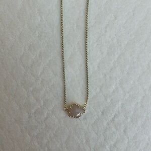 Kendra Scott LIKE NEW Rose Quartz with Gold Necklace